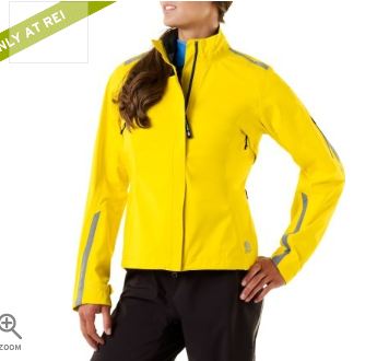 much better-looking bright yellow cycling jacked from REI