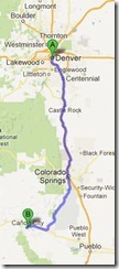 Denver to Canon City
