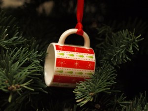 Image: coffee cup ornament